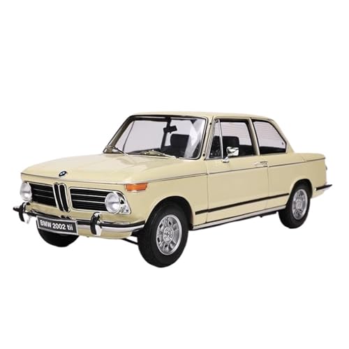 Modellauto im Maßstab Maßstab 1:18 for BMW 2002 Tii, Legierungsautomodell, Druckguss-Metallmodell, Fahrzeugsammlung, Miniaturmodellauto(Yellow) von VSIKMEY