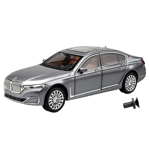 Modellauto im Maßstab Maßstab 1:24 for BMW 760LI Legierung Automodell Simulation Sound und Licht Spielzeug Modell Sammlung Fahrzeug Modellauto(Gray) von VSIKMEY