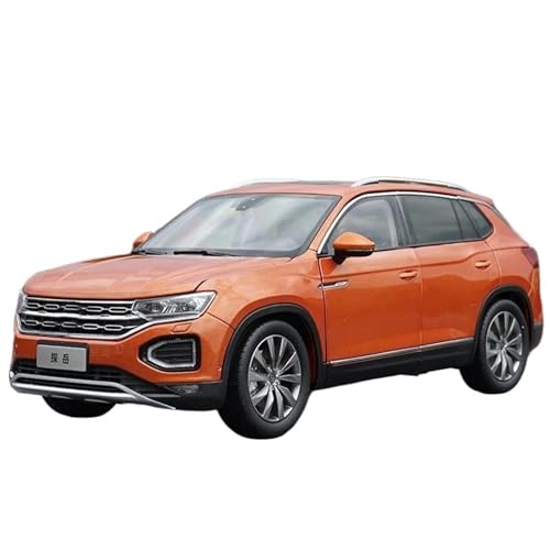 Modellauto im Maßstab Modellauto aus Druckgusslegierung im Maßstab 1:18 for Volkswagen Tanyue SUV Geländewagen Spielzeugautomodell Erwachsenensammlung Fahrzeugmodell(Orange) von VSIKMEY