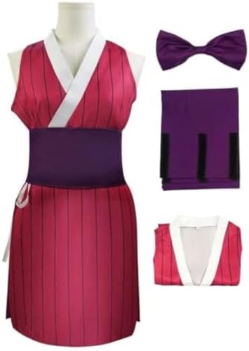 VSOVO Anime Demon Slayer Tengen Wife Cosplay Kostüm Suma Makio Hinatsuru Halloween Party Kimono Kleid (Makio,L) von VSOVO