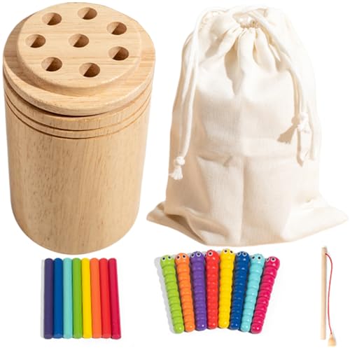 VTIDOBE Holzbalance Sticks Bildungsspielzeug Farbsortierung Aktivität Feinmotorische Fähigkeiten Entwicklung Naturholz Bausteine für Kinder Vorschulalter Sensorisches Motor Spielzeug VTIDOBE Holzbalance Sticks Bildungsspielzeug Farbsortierung Aktivität Feinmotorische Fähigkeiten Entwicklung Naturholz Bausteine für Kinder Vorschulalter Sensorisches Motor Spielzeug von VTIDOBE