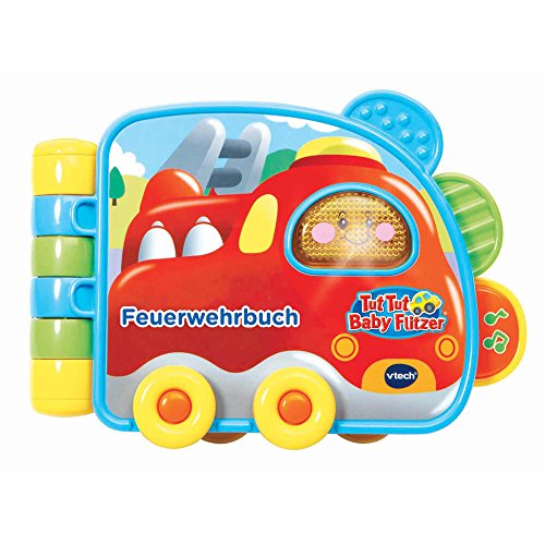 Vtech 80-502004 80-502004-Tut Baby Flitzer-Feuerwehrbuch, Mehrfarbig von VTech Baby