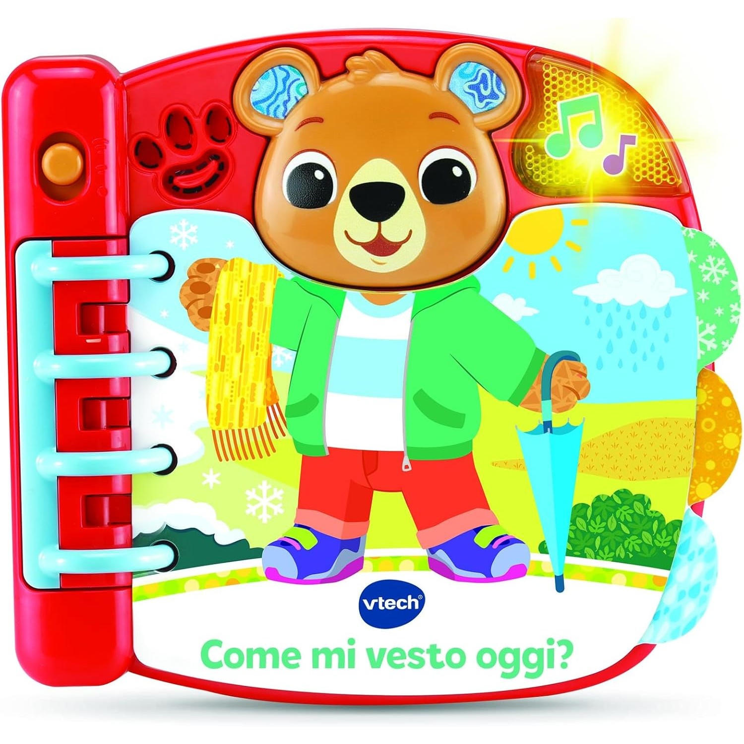 VTech Come Mi Vesto Oggi?-Libro Interattivo e Sensoriale per Bambini von VTech