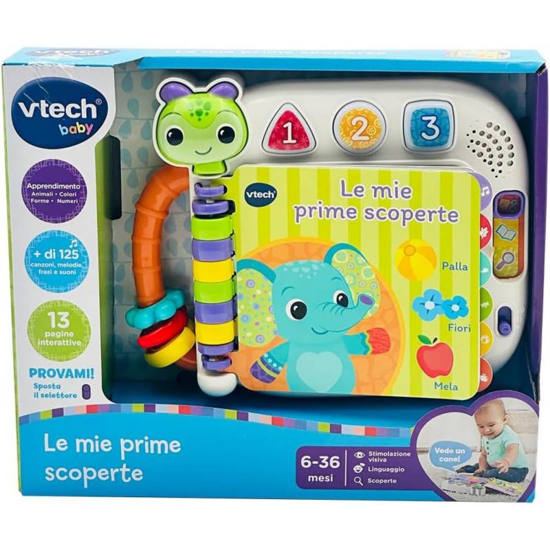 VTech Le Mie Prime Scoperte-Libro Interattivo e Sensoriale per Bambini 6-36 mesi von VTech