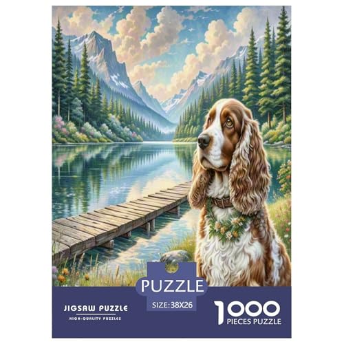 Amerikanischer Cocker Spaniel Puzzle 1000 Teile Schwer Puzzle Spielzeug Lernspiel Impossible Herausforderung Spielzeug Für Erwachsene Kinder 38x26cm/1000pcs Amerikanischer Cocker Spaniel Puzzle 1000 Teile Schwer Puzzle Spielzeug Lernspiel Impossible Herausforderung Spielzeug Für Erwachsene Kinder 38x26cm/1000pcs von VUDBELAFC