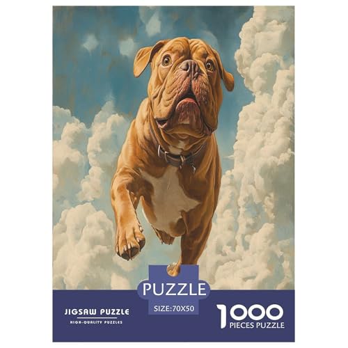 Bulldog Puzzle 1000 Teile Schwer Puzzle Spielzeug Lernspiel Impossible Herausforderungsspielzeug Für Erwachsene Und Kinder Ab 14 Jahren 70x50cm/1000pcs Bulldog Puzzle 1000 Teile Schwer Puzzle Spielzeug Lernspiel Impossible Herausforderungsspielzeug Für Erwachsene Und Kinder Ab 14 Jahren 70x50cm/1000pcs von VUDBELAFC