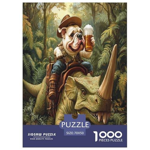 Bulldog Puzzle 1000 Teile Schwer Puzzle Spielzeug Pädagogisches Spiel Impossible Herausforderungsspielzeug Für Erwachsene Kinder 70x50cm/1000pcs Bulldog Puzzle 1000 Teile Schwer Puzzle Spielzeug Pädagogisches Spiel Impossible Herausforderungsspielzeug Für Erwachsene Kinder 70x50cm/1000pcs von VUDBELAFC