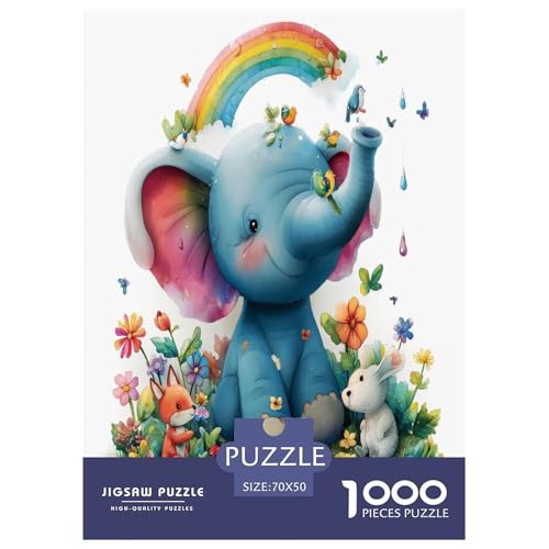 Cartoon Elefant Puzzles 1000 Teile Schwer Puzzle Spielzeug Lernspiel Impossible Herausforderungsspielzeug Für Erwachsene Kinder 70x50cm/1000pcs Cartoon Elefant Puzzles 1000 Teile Schwer Puzzle Spielzeug Lernspiel Impossible Herausforderungsspielzeug Für Erwachsene Kinder 70x50cm/1000pcs von VUDBELAFC