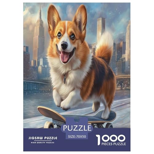 Corgi Puzzles 1000 Teile Schwer Puzzle Spielzeug Lernspiel Impossible Herausforderung Spielzeug Für Erwachsene Kinder 70x50cm/1000pcs Corgi Puzzles 1000 Teile Schwer Puzzle Spielzeug Lernspiel Impossible Herausforderung Spielzeug Für Erwachsene Kinder 70x50cm/1000pcs von VUDBELAFC