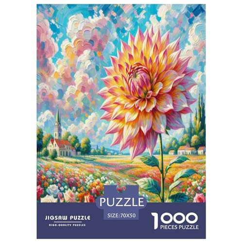 Dahlia Puzzle 1000-teilige Schwer Puzzle Spielzeug Pädagogisches Spiel Impossible Herausforderung Spielzeug Für Erwachsene Und Kinder in Bewährter 70x50cm/1000pcs Dahlia Puzzle 1000-teilige Schwer Puzzle Spielzeug Pädagogisches Spiel Impossible Herausforderung Spielzeug Für Erwachsene Und Kinder in Bewährter 70x50cm/1000pcs von VUDBELAFC