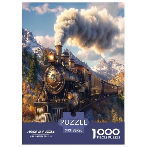 Dampfzug Puzzles 1000 Teile Schwer Puzzle Spielzeug Pädagogisches Spiel Impossible Herausforderungsspielzeug Für Erwachsene Kinder 38x26cm/1000pcs Dampfzug Puzzles 1000 Teile Schwer Puzzle Spielzeug Pädagogisches Spiel Impossible Herausforderungsspielzeug Für Erwachsene Kinder 38x26cm/1000pcs von VUDBELAFC