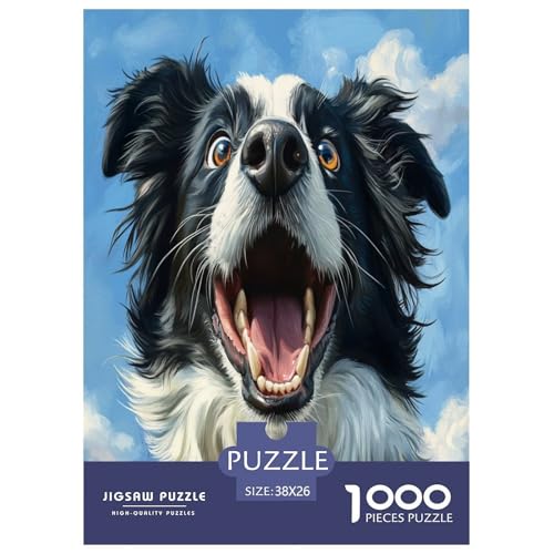 Der Border Collie Puzzles 1000 Teile Schwer Puzzle Spielzeug Pädagogisches Spiel Impossible Herausforderung Spielzeug Für Erwachsene Kinder 38x26cm/1000pcs Der Border Collie Puzzles 1000 Teile Schwer Puzzle Spielzeug Pädagogisches Spiel Impossible Herausforderung Spielzeug Für Erwachsene Kinder 38x26cm/1000pcs von VUDBELAFC