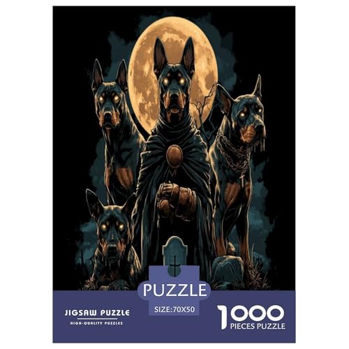 Doberman Puzzle 1000 Teile Schwer Puzzle Spielzeug Lernspiel Impossible Herausforderungsspielzeug Für Erwachsene Und Kinder in Bewährter 70x50cm/1000pcs Doberman Puzzle 1000 Teile Schwer Puzzle Spielzeug Lernspiel Impossible Herausforderungsspielzeug Für Erwachsene Und Kinder in Bewährter 70x50cm/1000pcs von VUDBELAFC
