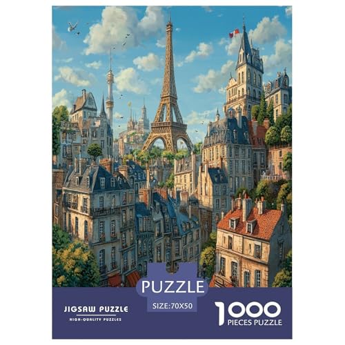 Eiffelturm Puzzles 1000 Teile Schwer Puzzle Spielzeug Pädagogisches Spiel Impossible Herausforderungsspielzeug Für Erwachsene Kinder 70x50cm/1000pcs Eiffelturm Puzzles 1000 Teile Schwer Puzzle Spielzeug Pädagogisches Spiel Impossible Herausforderungsspielzeug Für Erwachsene Kinder 70x50cm/1000pcs von VUDBELAFC