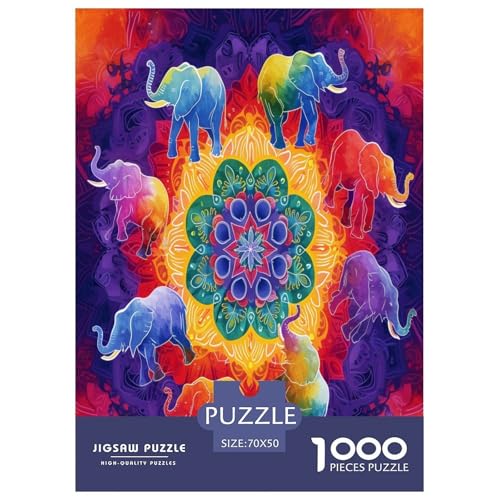 Elefanten Puzzles 1000 Teile Schwer Puzzle Spielzeug Lernspiel Impossible Herausforderung Spielzeug Für Erwachsene Und Kinder in Bewährter 70x50cm/1000pcs Elefanten Puzzles 1000 Teile Schwer Puzzle Spielzeug Lernspiel Impossible Herausforderung Spielzeug Für Erwachsene Und Kinder in Bewährter 70x50cm/1000pcs von VUDBELAFC