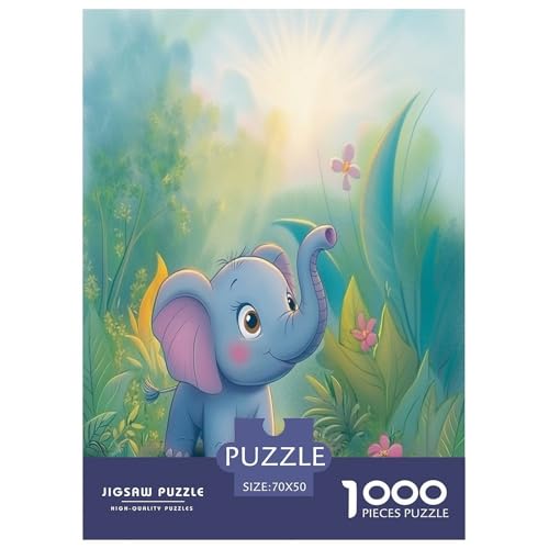 Elefanten Puzzles 1000 Teile Schwer Puzzle Spielzeug Pädagogisches Spiel Impossible Herausforderungsspielzeug Für Erwachsene Und Kinder Ab 14 Jahren 70x50cm/1000pcs Elefanten Puzzles 1000 Teile Schwer Puzzle Spielzeug Pädagogisches Spiel Impossible Herausforderungsspielzeug Für Erwachsene Und Kinder Ab 14 Jahren 70x50cm/1000pcs von VUDBELAFC