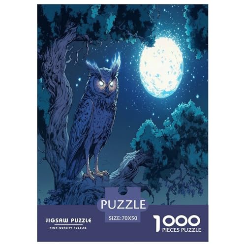 Eule Puzzle 1000 Teile Schwer Puzzle Spielzeug Lernspiel Impossible Herausforderung Spielzeug Für Erwachsene Kinder 70x50cm/1000pcs Eule Puzzle 1000 Teile Schwer Puzzle Spielzeug Lernspiel Impossible Herausforderung Spielzeug Für Erwachsene Kinder 70x50cm/1000pcs von VUDBELAFC