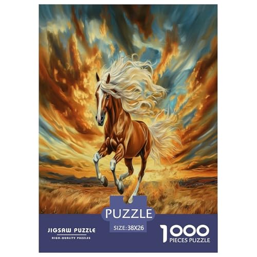 Fine Pferd Puzzles 1000 Teile Schwer Puzzle Spielzeug Pädagogisches Spiel Impossible Herausforderungsspielzeug Für Erwachsene Und Kinder Ab 14 Jahren 38x26cm/1000pcs Fine Pferd Puzzles 1000 Teile Schwer Puzzle Spielzeug Pädagogisches Spiel Impossible Herausforderungsspielzeug Für Erwachsene Und Kinder Ab 14 Jahren 38x26cm/1000pcs von VUDBELAFC