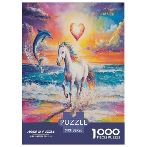 Fine Pferd Puzzles 1000-teilige Schwer Puzzle Spielzeug Lernspiel Impossible Herausforderungsspielzeug Für Erwachsene Kinder 38x26cm/1000pcs Fine Pferd Puzzles 1000-teilige Schwer Puzzle Spielzeug Lernspiel Impossible Herausforderungsspielzeug Für Erwachsene Kinder 38x26cm/1000pcs von VUDBELAFC