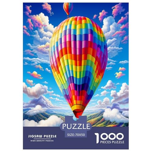 Heißluftballon Puzzles 1000 Teile Schwer Puzzle Spielzeug Lernspiel Impossible Herausforderung Spielzeug Für Erwachsene Und Kinder in Bewährter 70x50cm/1000pcs Heißluftballon Puzzles 1000 Teile Schwer Puzzle Spielzeug Lernspiel Impossible Herausforderung Spielzeug Für Erwachsene Und Kinder in Bewährter 70x50cm/1000pcs von VUDBELAFC