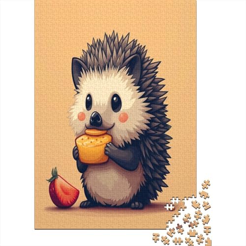 Igel Puzzle 1000 Teile Erwachsene, Puzzlespiel Jigsaw Puzzles Erwachsenen Puzzlespiel Puzzel 1000pcs (75x50cm) von VUDBELAFC