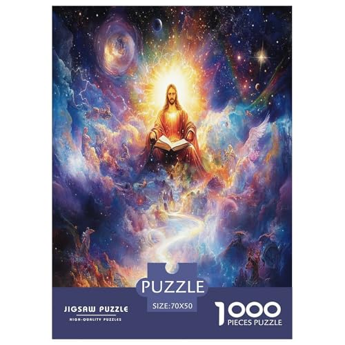 Jesus Puzzle 1000 Teile Schwer Puzzle Spielzeug Lernspiel Impossible Herausforderung Spielzeug Für Erwachsene Und Kinder in Bewährter 70x50cm/1000pcs Jesus Puzzle 1000 Teile Schwer Puzzle Spielzeug Lernspiel Impossible Herausforderung Spielzeug Für Erwachsene Und Kinder in Bewährter 70x50cm/1000pcs von VUDBELAFC