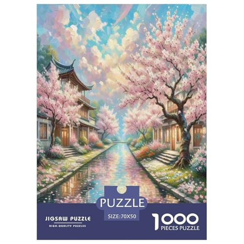 Kirschblüte Puzzle 1000-teilige Schwer Puzzle Spielzeug Pädagogisches Spiel Impossible Herausforderung Spielzeug Für Erwachsene Und Kinder Ab 14 Jahren 70x50cm/1000pcs Kirschblüte Puzzle 1000-teilige Schwer Puzzle Spielzeug Pädagogisches Spiel Impossible Herausforderung Spielzeug Für Erwachsene Und Kinder Ab 14 Jahren 70x50cm/1000pcs von VUDBELAFC
