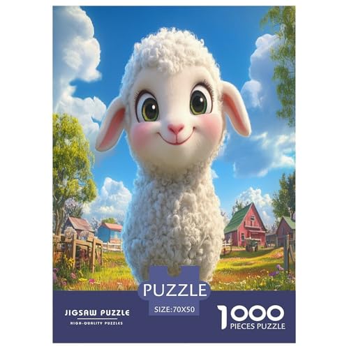Lamm Puzzle 1000-teilige Schwer Puzzle Spielzeug Lernspiel Impossible Herausforderung Spielzeug Für Erwachsene Kinder 70x50cm/1000pcs Lamm Puzzle 1000-teilige Schwer Puzzle Spielzeug Lernspiel Impossible Herausforderung Spielzeug Für Erwachsene Kinder 70x50cm/1000pcs von VUDBELAFC