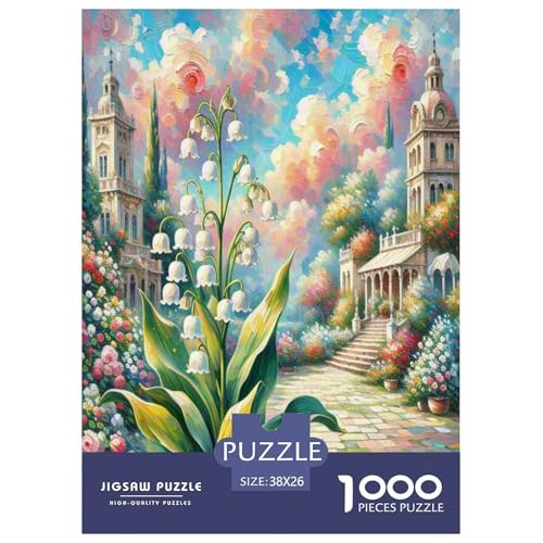 Lilie des Tals Puzzle 1000 Teile Schwer Puzzle Spielzeug Lernspiel Impossible Herausforderungsspielzeug Für Erwachsene Und Kinder Ab 12 Jahren 38x26cm/1000pcs Lilie des Tals Puzzle 1000 Teile Schwer Puzzle Spielzeug Lernspiel Impossible Herausforderungsspielzeug Für Erwachsene Und Kinder Ab 12 Jahren 38x26cm/1000pcs von VUDBELAFC