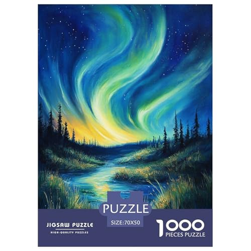 Nordlichter Puzzle 1000 Teile Schwer Puzzle Spielzeug Lernspiel Impossible Herausforderung Spielzeug Für Erwachsene Kinder 70x50cm/1000pcs Nordlichter Puzzle 1000 Teile Schwer Puzzle Spielzeug Lernspiel Impossible Herausforderung Spielzeug Für Erwachsene Kinder 70x50cm/1000pcs von VUDBELAFC