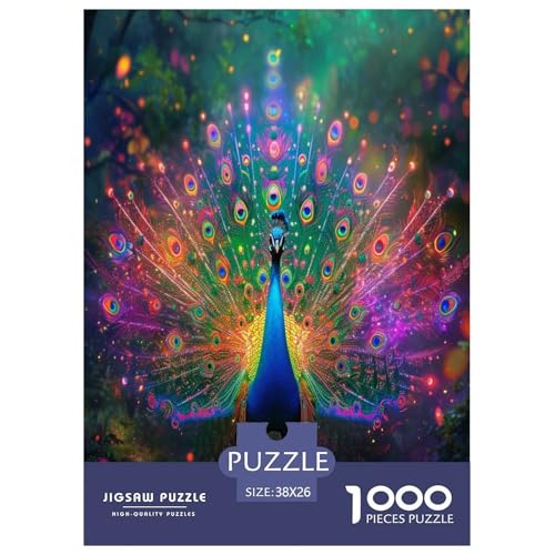 Pfauen Puzzle 1000 Teile Schwer Puzzle Spielzeug Pädagogisches Spiel Impossible Herausforderungsspielzeug Für Erwachsene Kinder 38x26cm/1000pcs Pfauen Puzzle 1000 Teile Schwer Puzzle Spielzeug Pädagogisches Spiel Impossible Herausforderungsspielzeug Für Erwachsene Kinder 38x26cm/1000pcs von VUDBELAFC