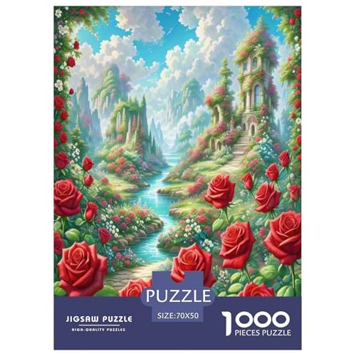 Rose Puzzle 1000-teilige Schwer Puzzle Spielzeug Pädagogisches Spiel Impossible Herausforderung Spielzeug Für Erwachsene Kinder 70x50cm/1000pcs Rose Puzzle 1000-teilige Schwer Puzzle Spielzeug Pädagogisches Spiel Impossible Herausforderung Spielzeug Für Erwachsene Kinder 70x50cm/1000pcs von VUDBELAFC