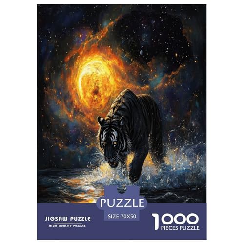 Tiger Puzzle 1000 Teile Schwer Puzzle Spielzeug Pädagogisches Spiel Impossible Herausforderungsspielzeug Für Erwachsene Kinder 70x50cm/1000pcs Tiger Puzzle 1000 Teile Schwer Puzzle Spielzeug Pädagogisches Spiel Impossible Herausforderungsspielzeug Für Erwachsene Kinder 70x50cm/1000pcs von VUDBELAFC