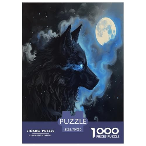 Wolf Puzzle 1000-teilige Schwer Puzzle Spielzeug Pädagogisches Spiel Impossible Herausforderungsspielzeug Für Erwachsene Kinder 70x50cm/1000pcs Wolf Puzzle 1000-teilige Schwer Puzzle Spielzeug Pädagogisches Spiel Impossible Herausforderungsspielzeug Für Erwachsene Kinder 70x50cm/1000pcs von VUDBELAFC