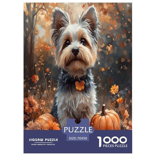 Yorkshire Terrier Puzzle 1000 Teile Schwer Puzzle Spielzeug Lernspiel Impossible Herausforderungsspielzeug Für Erwachsene Kinder 70x50cm/1000pcs Yorkshire Terrier Puzzle 1000 Teile Schwer Puzzle Spielzeug Lernspiel Impossible Herausforderungsspielzeug Für Erwachsene Kinder 70x50cm/1000pcs von VUDBELAFC