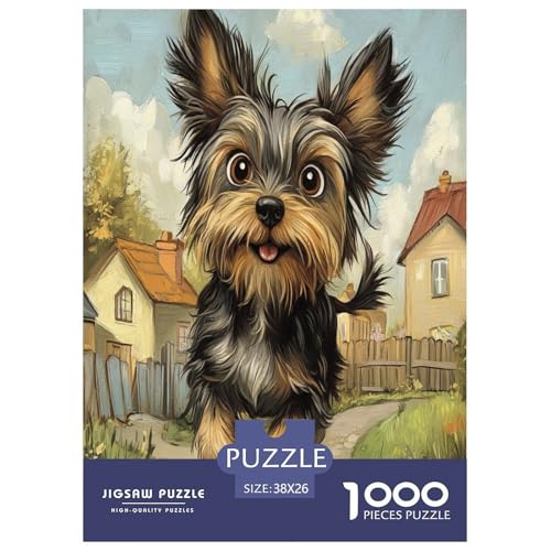 Yorkshire Terrier Puzzles 1000 Teile Schwer Puzzle Spielzeug Lernspiel Impossible Herausforderung Spielzeug Für Erwachsene Kinder 38x26cm/1000pcs Yorkshire Terrier Puzzles 1000 Teile Schwer Puzzle Spielzeug Lernspiel Impossible Herausforderung Spielzeug Für Erwachsene Kinder 38x26cm/1000pcs von VUDBELAFC