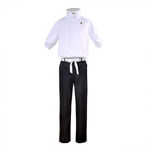 VUEHVO JJK Cosplay-Kostüm, Anime, Okkotsu, Yuta/Mahito, Cosplay-Outfits, komplettes Set, Halloween-Party, Anime-Rollenspiel-Kostüme für Herren, blau, 3XL von VUEHVO