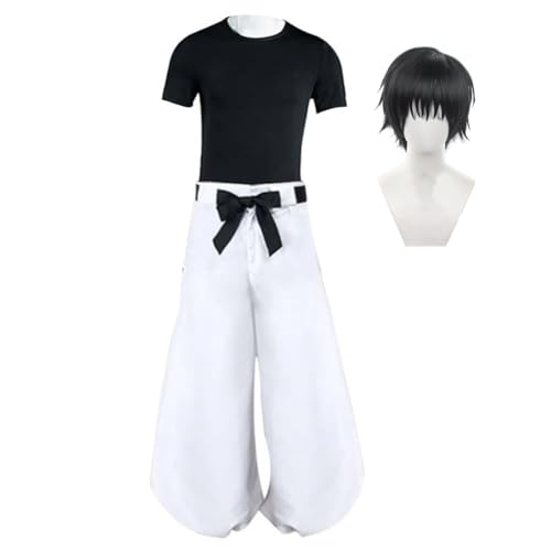 VUEHVO JJK Fushiguro Toji Cosplay Kostüm Anzug Herren Uniform umgekehrter Speer des Himmels Requisite Erwachsene Rollenspiel Anime Karneval Halloween Party (Fushiguro Toji Kostüm, 3XL) von VUEHVO