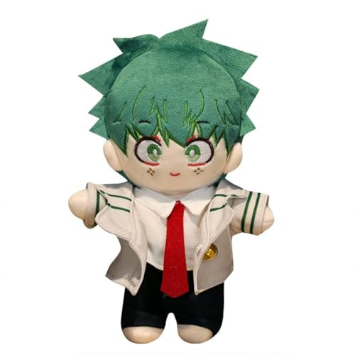 VUEHVO MHA Bakugo Katsuki Plüschfigur Anime PP-Baumwolle, 20 cm, niedliches, weiches gefülltes Ornament, ideal für Auto, Tasche oder Heimdekoration für Fans (Midoriya Izuku) von VUEHVO