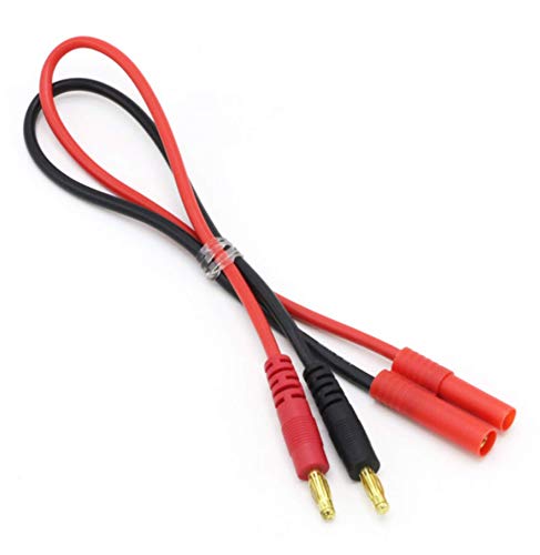 VUNIVERSUM Original Premium Lipo Akku Ladekabel mit HXT 4mm 4.0mm Buchse G4 Stecker Bananenstecker Goldstecker 30cm 14AWG Kabel von Mr.Stecker Modellbau® von VUNIVERSUM