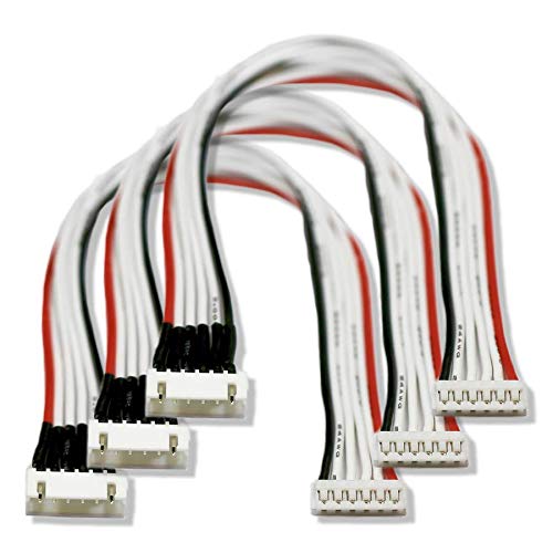 3x stück Premium JST-XH auf EH 5S 6Pin 20cm Balancerkabel Balancer Kabel Verlängerung Ladekabel Stecker auf Buchse 24AWG Adapterkabel für 18,5V Lipo Akku Ladegerät von Mr.Stecker Modellbau® von VUNIVERSUM