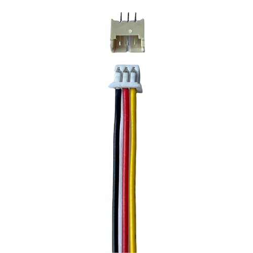 VUNIVERSUM 1x Stück 3Pin 1.25 GH 1.25mm Micro JST Stecker inkl. 20cm 26AWG Elektronik Kabel + Buchse Lose Modellbau DIY BRY (1x Satz) von VUNIVERSUM