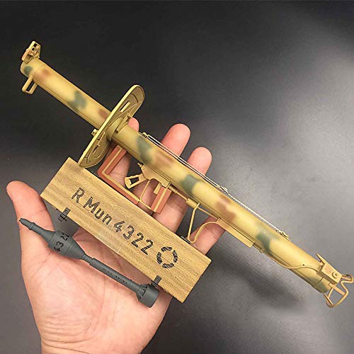 VUSLA 1/6 Scale Figure Doll Accessories, WWII German Nightmare Anti-Tank Gun Miniature Plastic Model for 12" Action Figures Unlaunchable,A von VUSLA