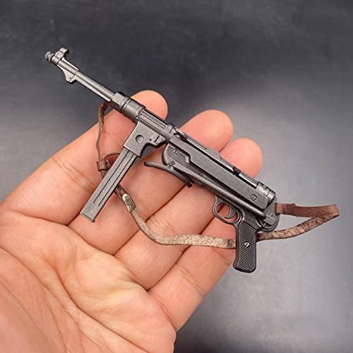 VUSLA 1/6 Scale MP38 Submachine Gun WH Army Miniature Plastic Model for Action Figure Toys Collection Gift Non-Launchable,A von VUSLA