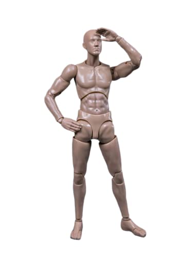 VUSLB 1/12 Scale Male Action Figure,6inch Pocket Series Drawman Flexible Action Figure Body Collection (A) von VUSLB