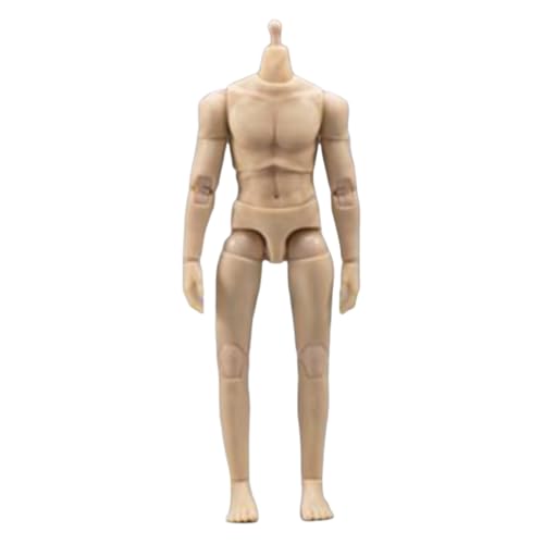 VUSLB 1/12 Scale Mann militär Body 6inch Mann Joint Flexible Strong Muscular ActionFigurn Body Collectible (Normal Skin) von VUSLB