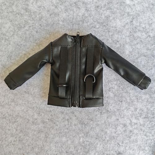 VUSLB 1/6 Scale Figur Kleidung Pu Leather Coat Jacket for 12 Inch Mann ActionFigurn Toy Kleidung von VUSLB