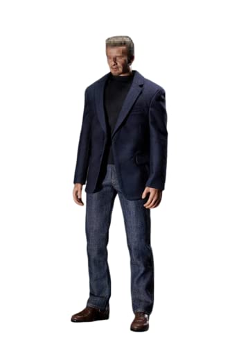 VUSLB 1/6 Scale Male Clothes,Men's Casual Suit Jeans Suit Coat Shirt Pant Shoes Costume Clothing for 12inch Male Action Figure Body von VUSLB