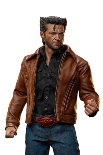 VUSLB 1/6 Scale Wolverine Logan Wolfman Kopf and Claw Coat Shirt Vest Jeans Schuhe Kleidung Accessory for 12inch militär ActionFigurn Body von VUSLB