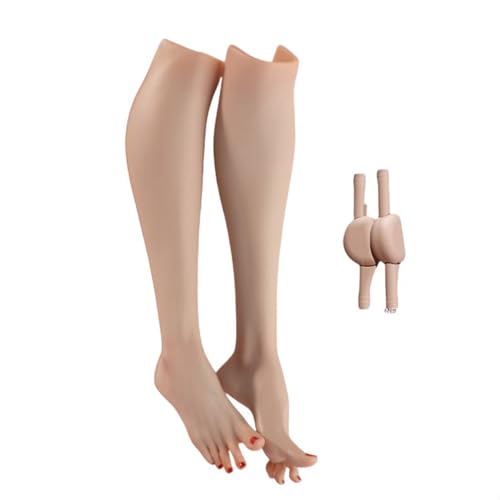 VUSLB 1/6 Scale militär Seamless Legs and Feet Replacement Part Accessory Foot Shapes with Joint Connector fit for 12inch VUSLB weiblich ActionFigurn von VUSLB